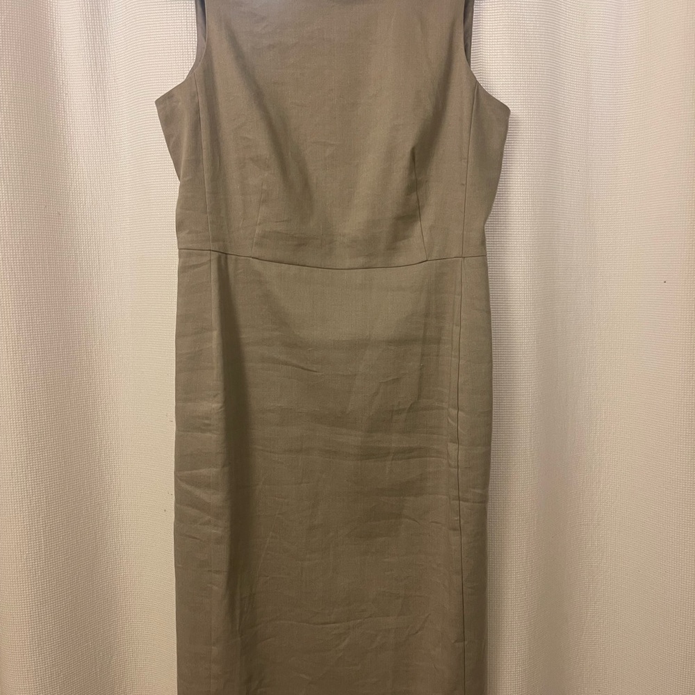 Lands End linen blend dress